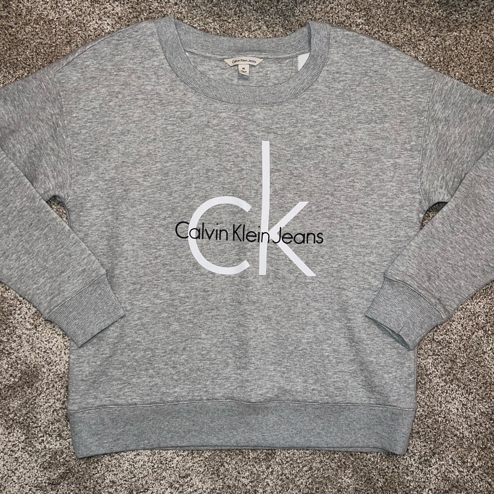 Calvin Klein Jeans Women's Grey Sweater